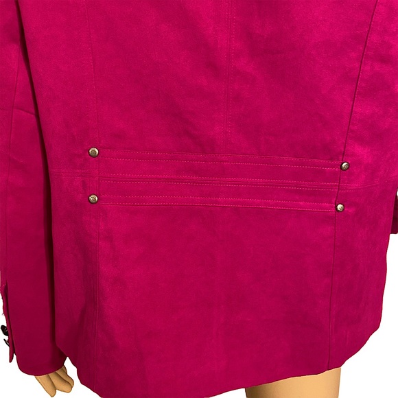 TANJAY  | BRIGHT FUCHSIA PINK JACKET - Picture 8 of 15